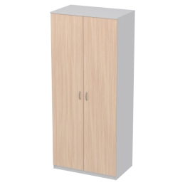 Шкаф для одежды ШО-63 цвет Серый+Дуб Молочный 102/63/235 см