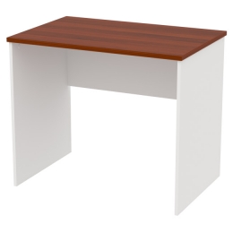 Офисный стол СТ-41 цвет Белый+Орех 90/60/76 см
