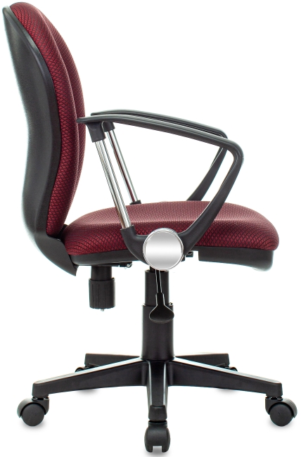 Офисное кресло эконом CH-687AXSN/#CH бордовый JP-15-6