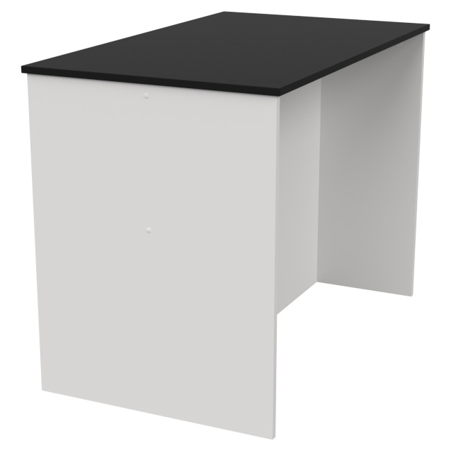 Переговорный стол СТСЦ-1 цвет Белый+Черный 100/60/75,4 см