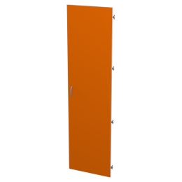 Дверь ДВ-5 цвет Оранж + Серый 52,5/1,6/190 см