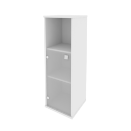 Шкаф средний узкий Л.СУ-2.2 (L) Белый