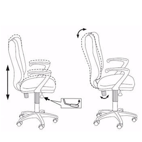Офисное кресло эконом CH-540AXSN-LOW/26-28