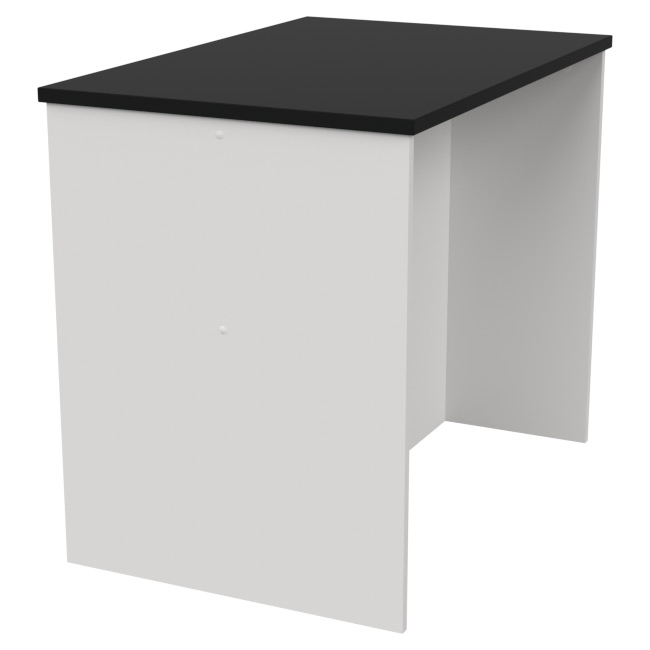 Переговорный стол СТСЦ-41 цвет Белый+Черный 90/60/76 см