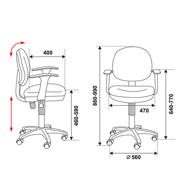 Кресло детское Бюрократ CH-W356AXSN/15-107