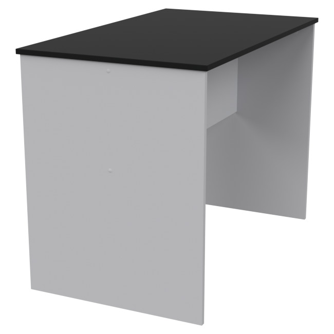 Cтол переговорный СТС-1 цвет Серый+Черный 100/60/75,4 см