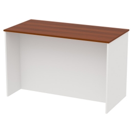 Переговорный стол  СТСЦ-3 цвет Белый+Орех 120/60/75,4 см