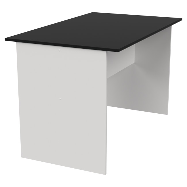 Переговорный стол  СТС-4 Белый+Черный 120/73/75,5 см