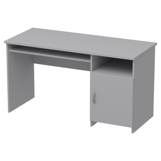 Компьютерный стол СК-22 цвет Серый 140/60/76 см