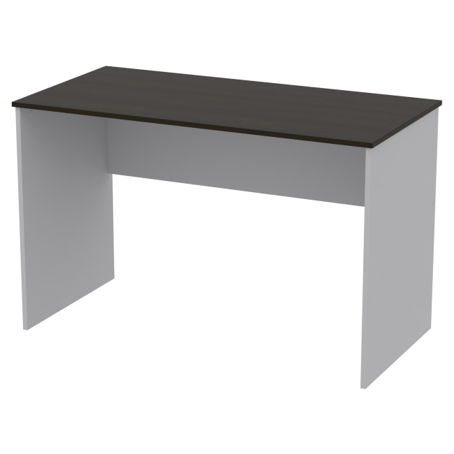 Офисный стол СТ-3 цвет Серый+Венге 120/60/75,4 см