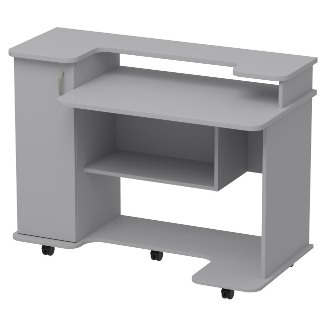 Компьютерный стол СК-23 цвет Серый 120/60/89 см