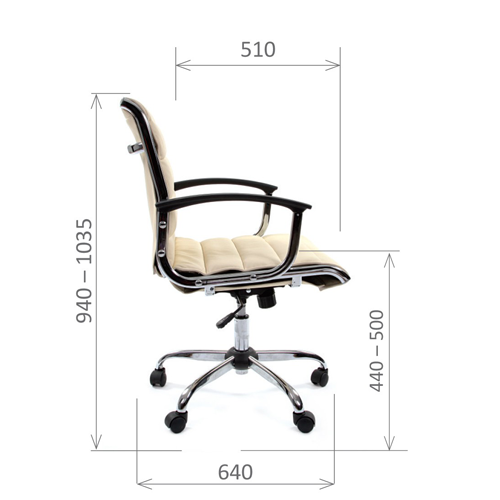 Офисное кресло для руководителя CHAIRMAN 760 M
