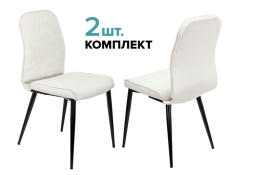Комплект стульев KF-3/VELV20 молочный