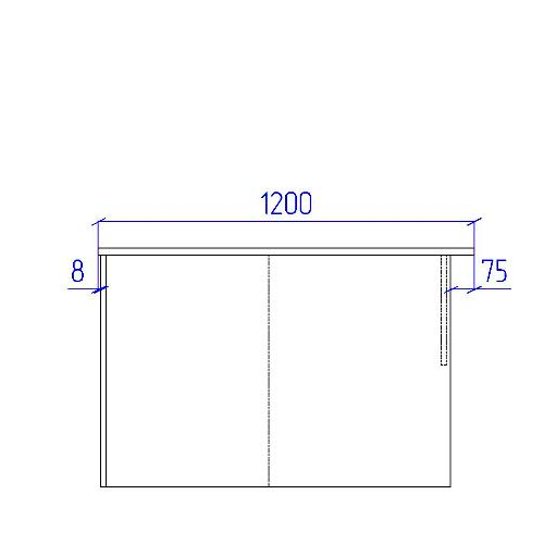 Офисный стол угловой СТУ-Л цвет Серый 160/120/76 см