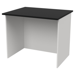 Офисный стол СТЦ-8 цвет Белый+Черный 90/73/76 см