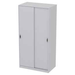 Шкаф для одежды ШК-2+С-28МВ цвет Серый 100/58/200 см