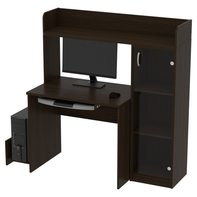 Компьютерный стол КП-СК-2 цвет Венге 130/60/141 см