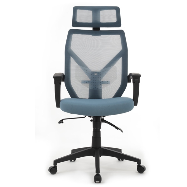 Офисное кресло Riva Design Oliver W-203 AC Голубое