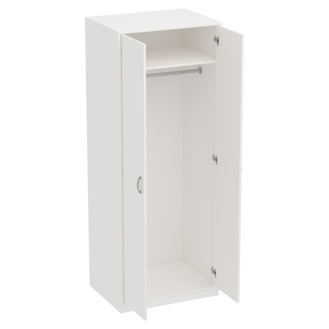 Шкаф для одежды белого цвета ШО-6 77/58/200 см