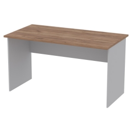 Офисный стол СТ-48 цвет Серый+Дуб Крафт 140/73/76 см