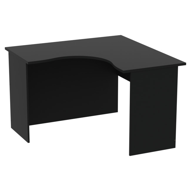 Стол для офиса СТУ-11 цвет Черный 120/120/76 см