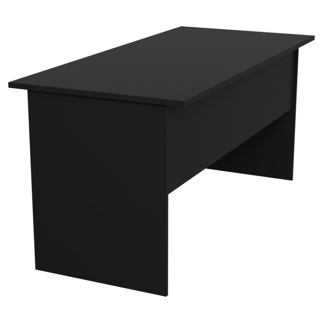 Офисный стол СТ-10 цвет Черный 160/73/76 см