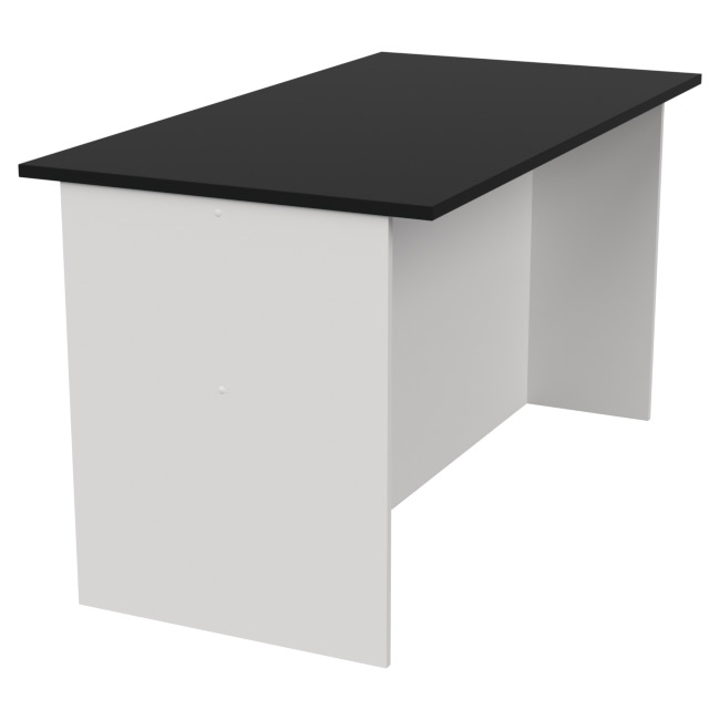 Переговорный стол СТСЦ-48 цвет Белый+Черный 140/73/76 см