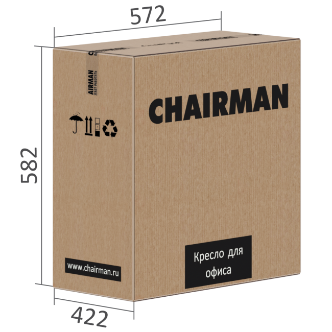 Конференц кресло CHAIRMAN 699 V черный