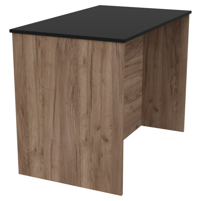 Переговорный стол СТСЦ-1 цвет Дуб крафт+Черный 100/60/75,4 см