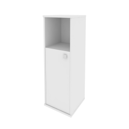 Шкаф средний узкий Л.СУ-2.1 (L) Белый