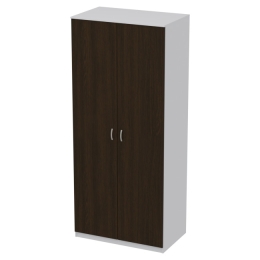 Шкаф для одежды ШО-63 цвет Серый+Венге 102/63/235 см