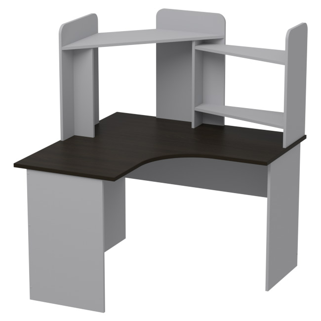 Компьютерный стол СКЭ-3 цвет Серый+Венге