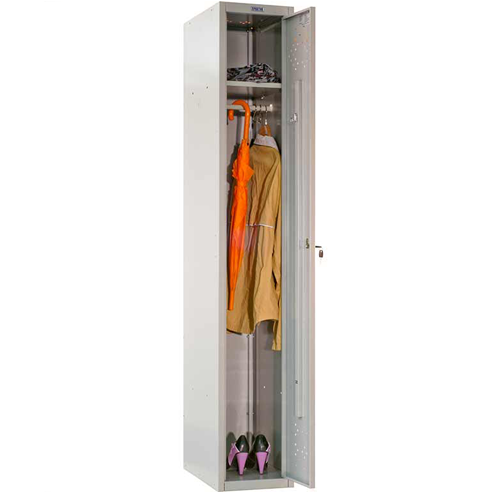 Металлический шкаф для одежды ПРАКТИК LS-01