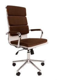 Офисное кресло для руководителя CHAIRMAN 750 home коричневый