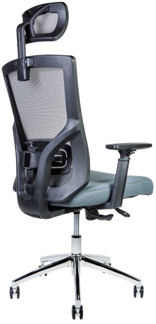 Офисное кресло руководителя Гарда SL черный+серый