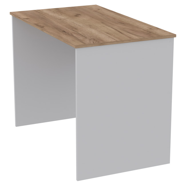 Офисный стол СТЦ-1 цвет Серый+Дуб Крафт 100/60/75,4 см
