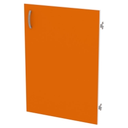 Дверь низкая ДВ-46 Оранж+Белый