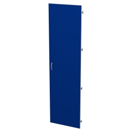 Дверь ДВ-5 цвет Синий + Серый 52,5/1,6/190 см