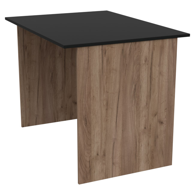 Стол для офиса СТЦ-2 цвет Дуб Крафт+Черный 100/73/75,4 см