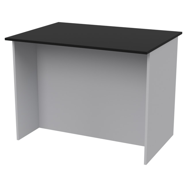 Переговорный стол СТСЦ-2 цвет Серый+Черный 100/73/75,4 см