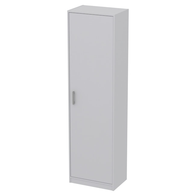 Офисный шкаф для одежды ШО-5+С-17М цвет Серый 56/37/200 см
