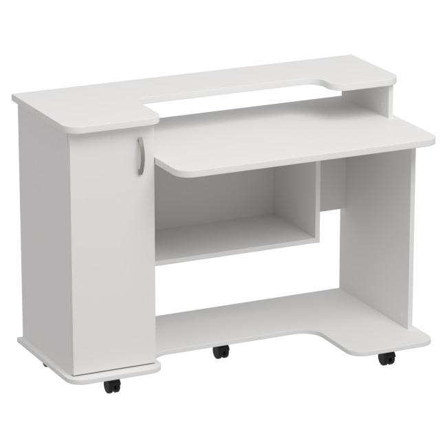 Компьютерный стол СК-23 цвет Белый 120/60/89 см