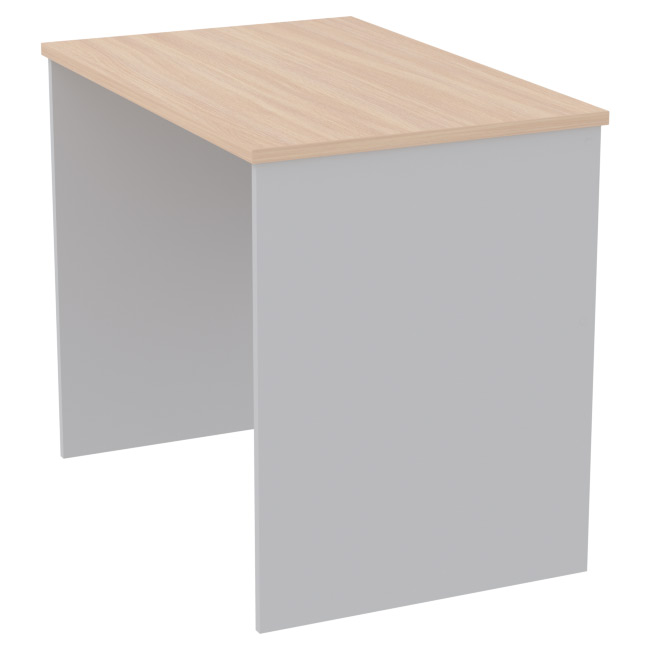 Офисный стол СТ-41 цвет Серый+Дуб 90/60/76 см