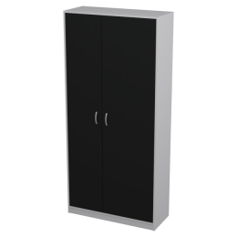 Шкаф для одежды ШО-7 цвет Серый + Черный 93/37/200