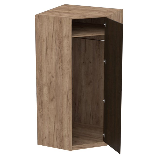 Шкаф для одежды ШУ-1 цвет Дуб крафт+Венге