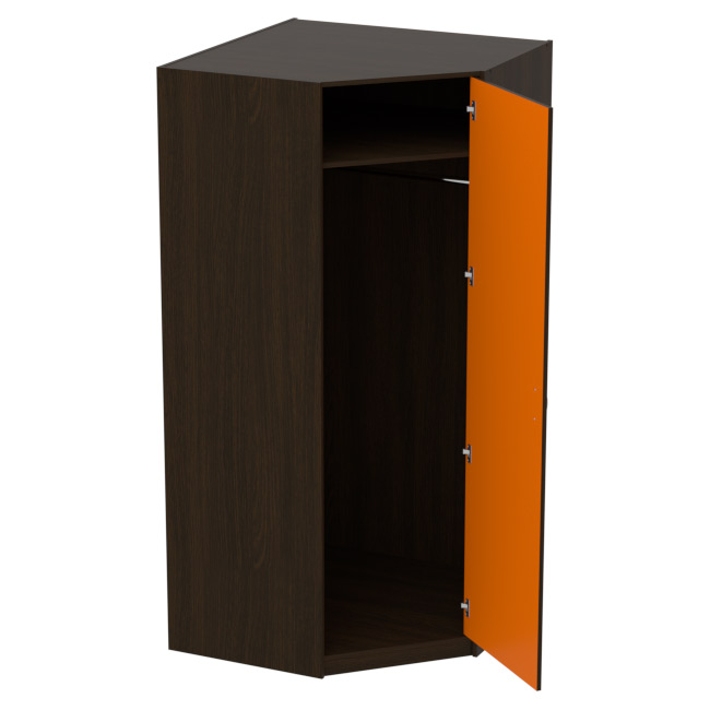 Шкаф для одежды ШУ-1 цвет Венге+Оранж