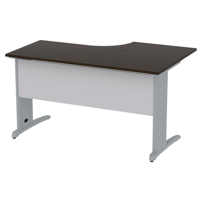 Стол на металлокаркасе СМ-П цвет Венге+Серый