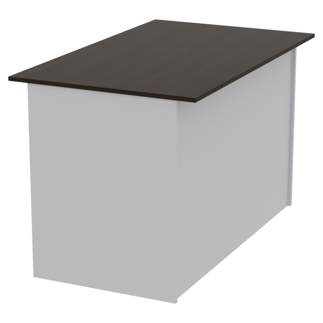 Офисный стол СТЦ-4 цвет Серый+Венге 120/73/75,4 см