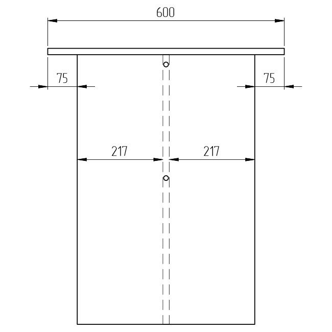 Переговорный стол СТСЦ-7 цвет Серый+Черный 85/60/70