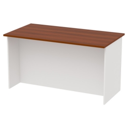 Переговорный стол СТСЦ-48 цвет Белый+Орех 140/73/76 см